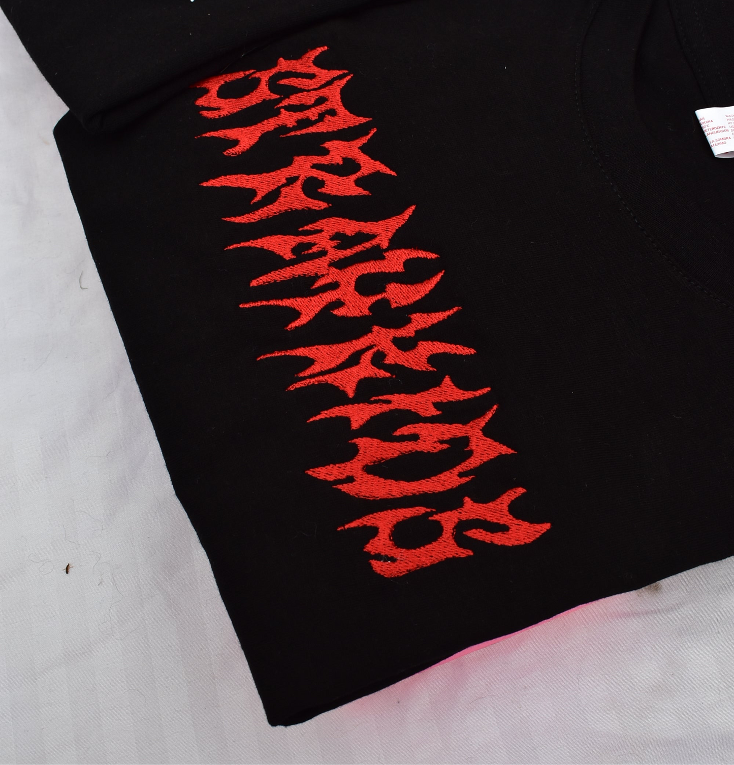 DARKETTE STRAY KIDS black EMBROIDERED SHIRT