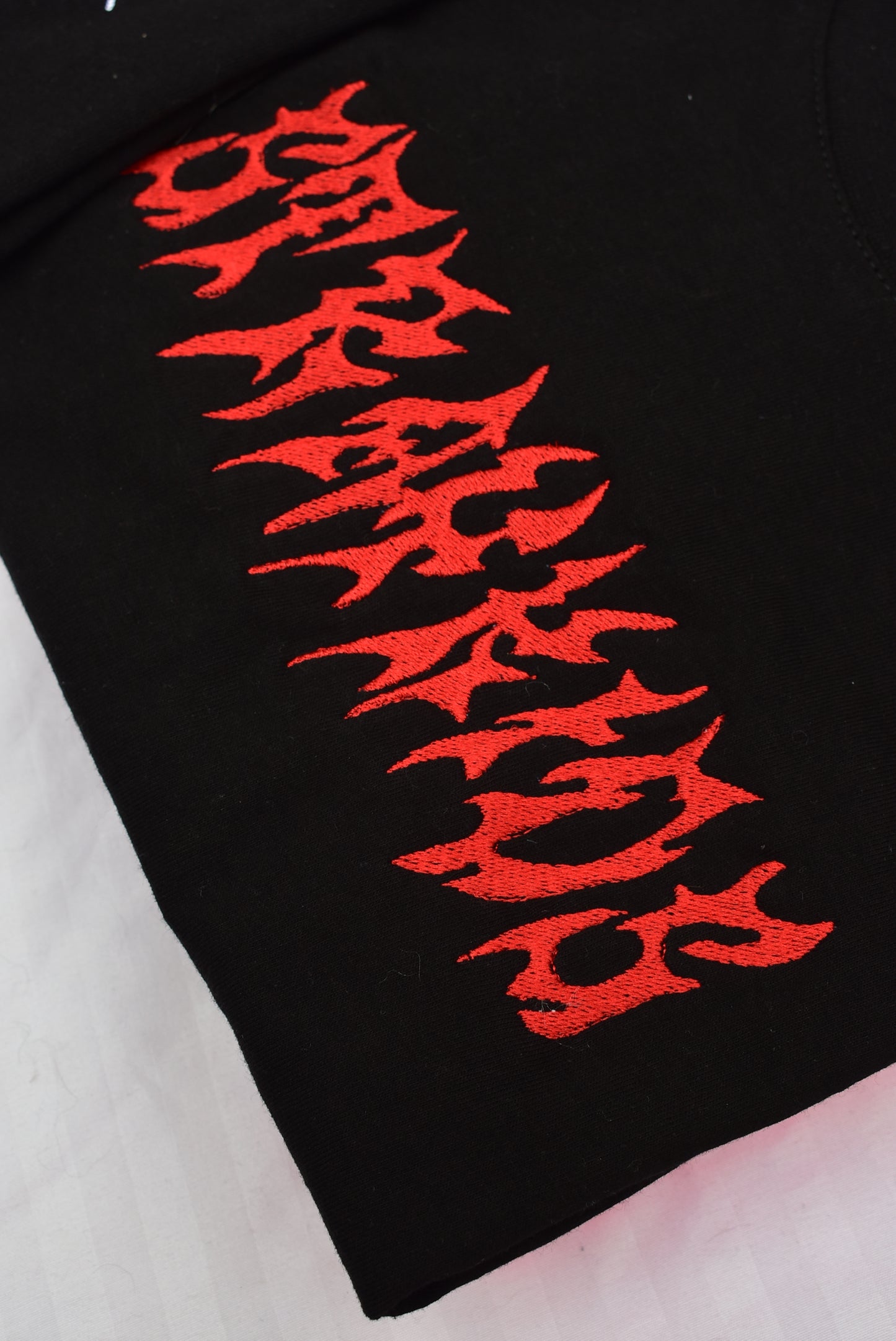 DARKETTE STRAY KIDS black EMBROIDERED SHIRT