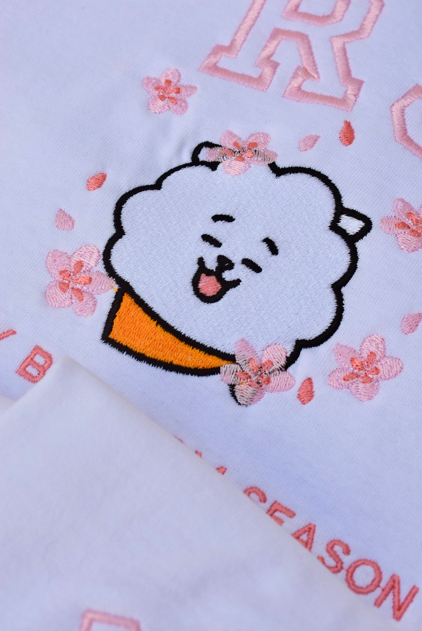 BT21 CHERRY BLOSSOM COLLECTION – Embroidered Spring Tees