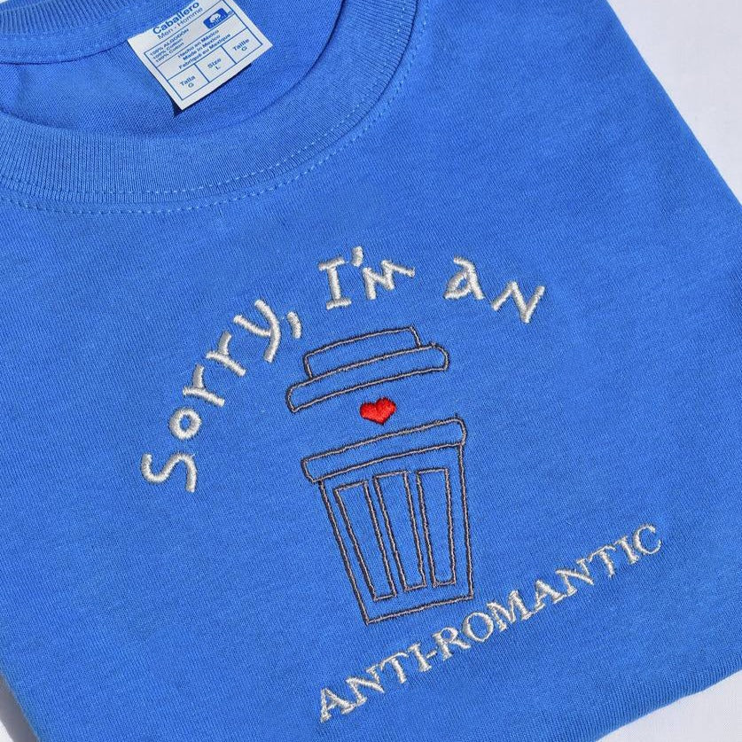 ANTI-ROMANTIC TXT embroidered shirt