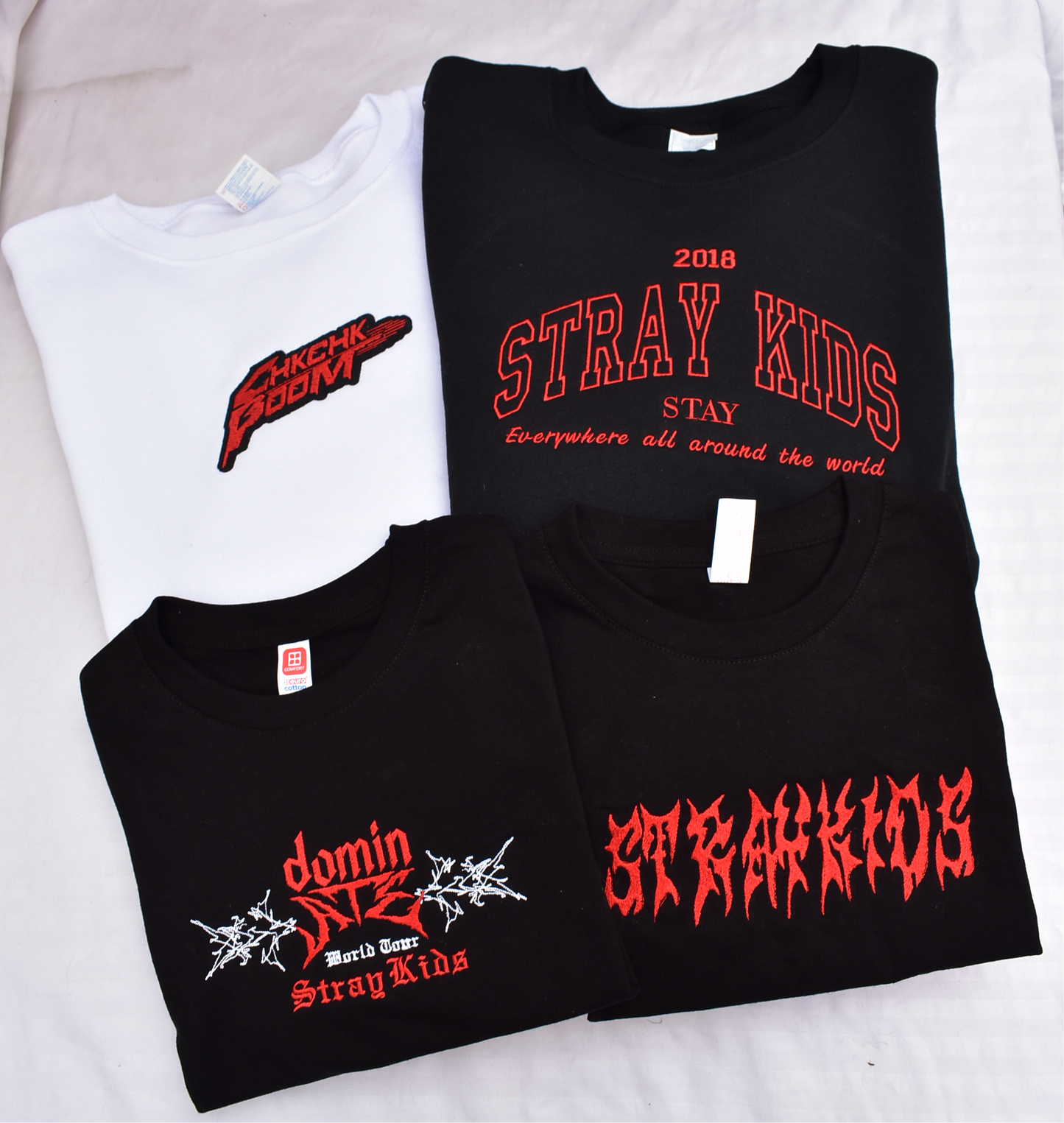 STRAY KIDS 2018 embroidered Sweatshirt
