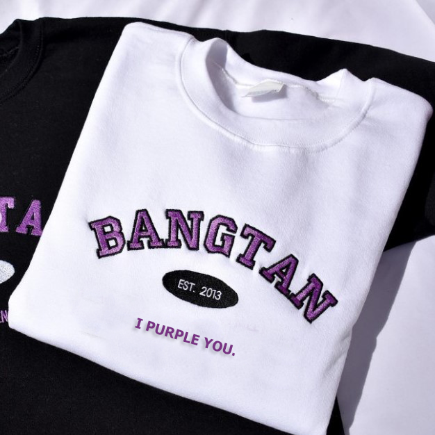 BANGTAN BTS embroidered Sweatshirt