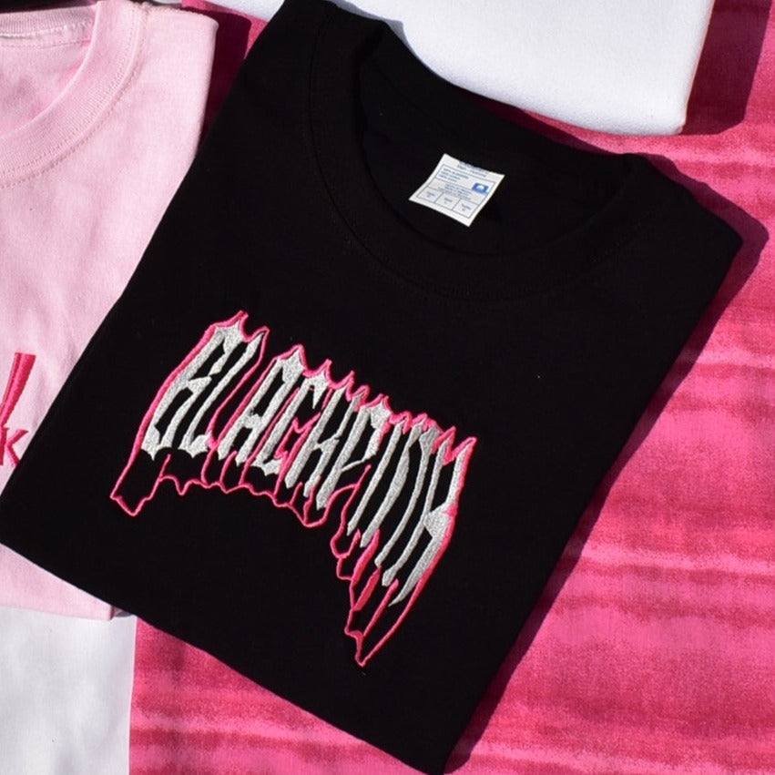 BLACKPINK BLACK embroidered shirt