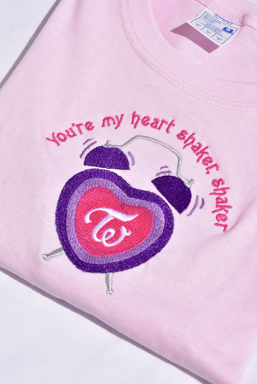 HEART SHAKER TWICE embroidered shirt