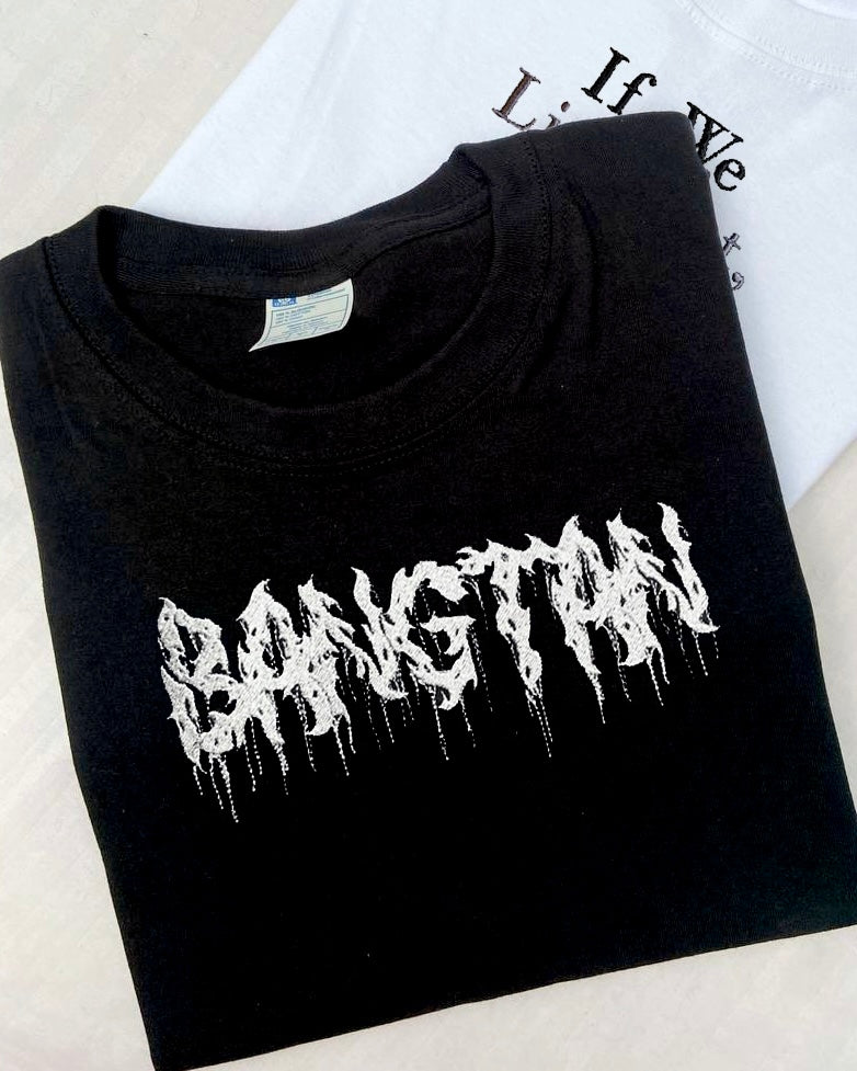 BANGTAN BTS DARKETTE EMBROIDERED SHIRT