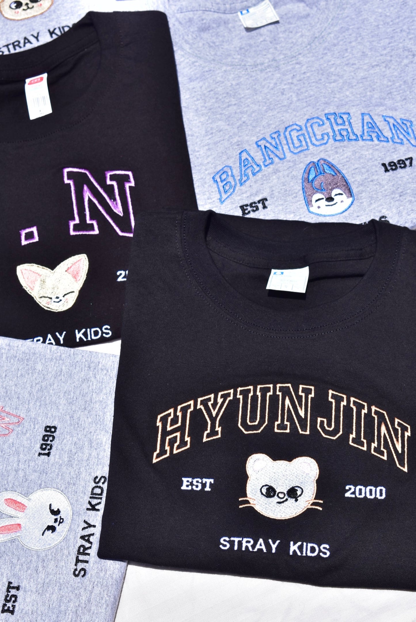 SKZOO STRAY KIDS EMBROIDERED TSHIRT