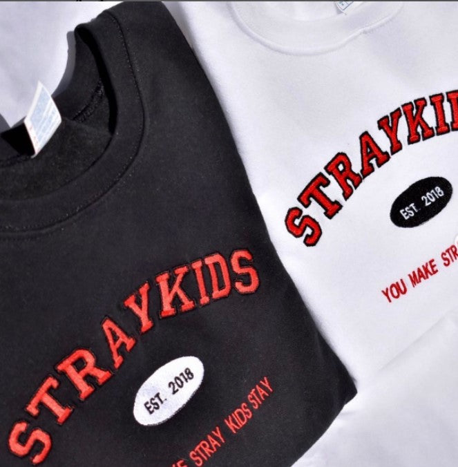 STRAY KIDS embroidered Sweatshirt