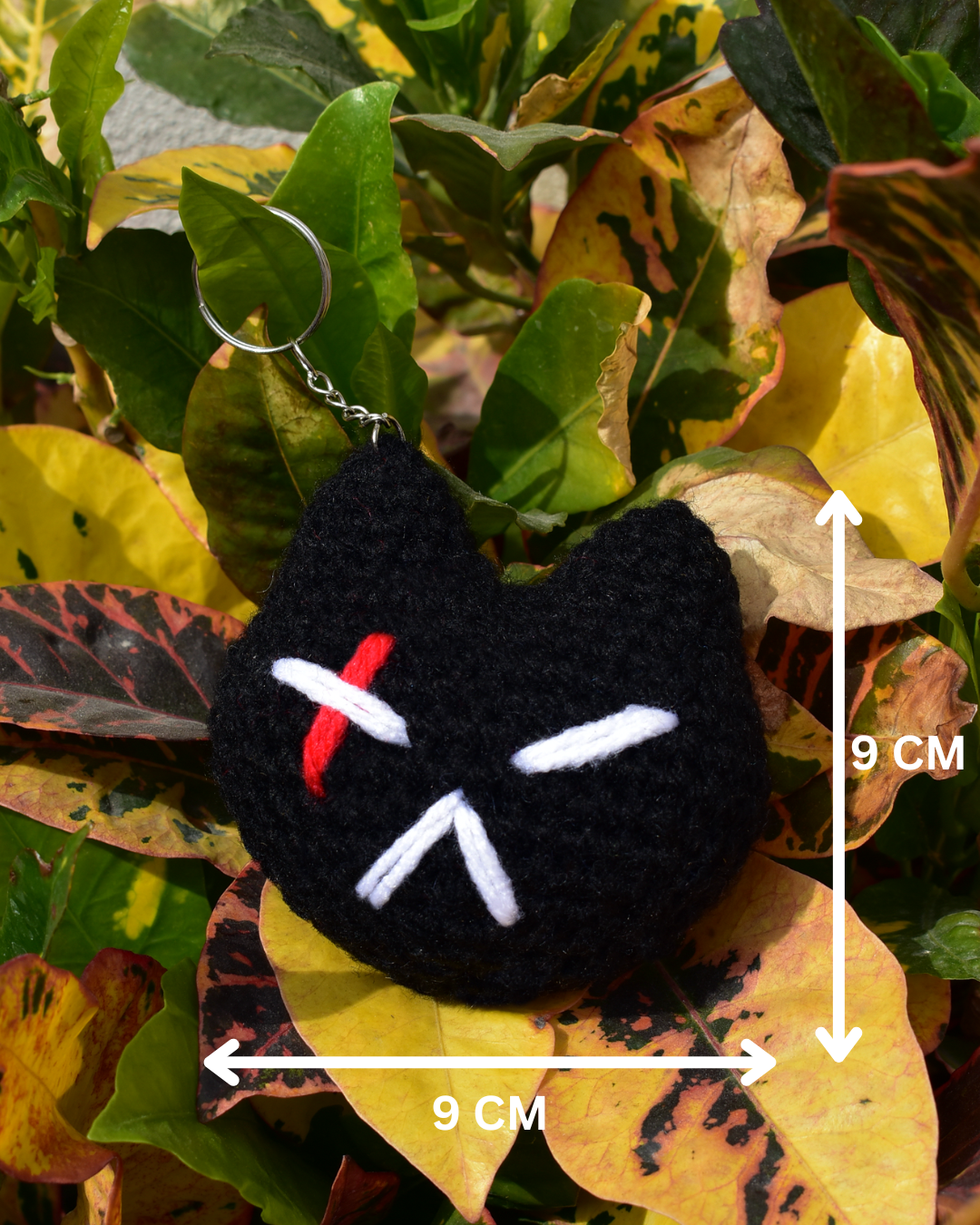 YOONGI CAT CROCHET KEYCHAIN
