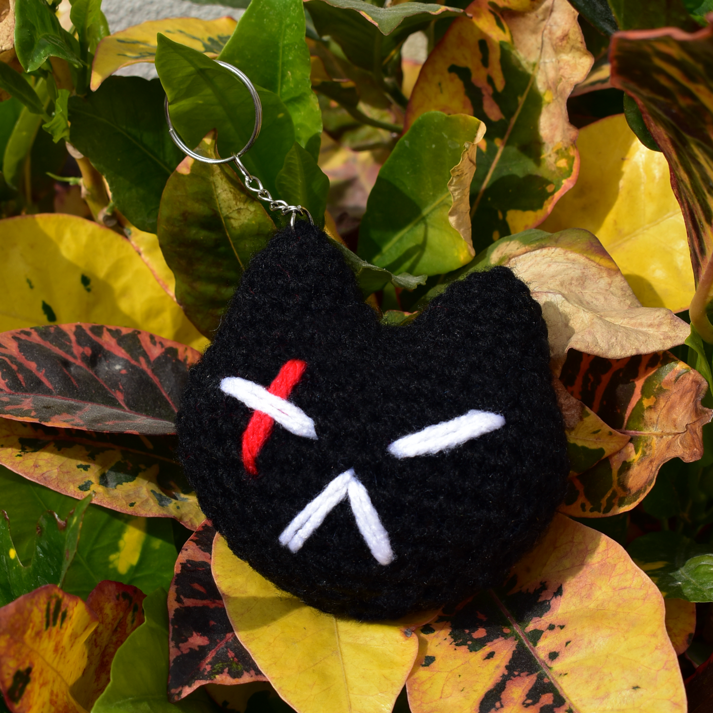 YOONGI CAT CROCHET KEYCHAIN