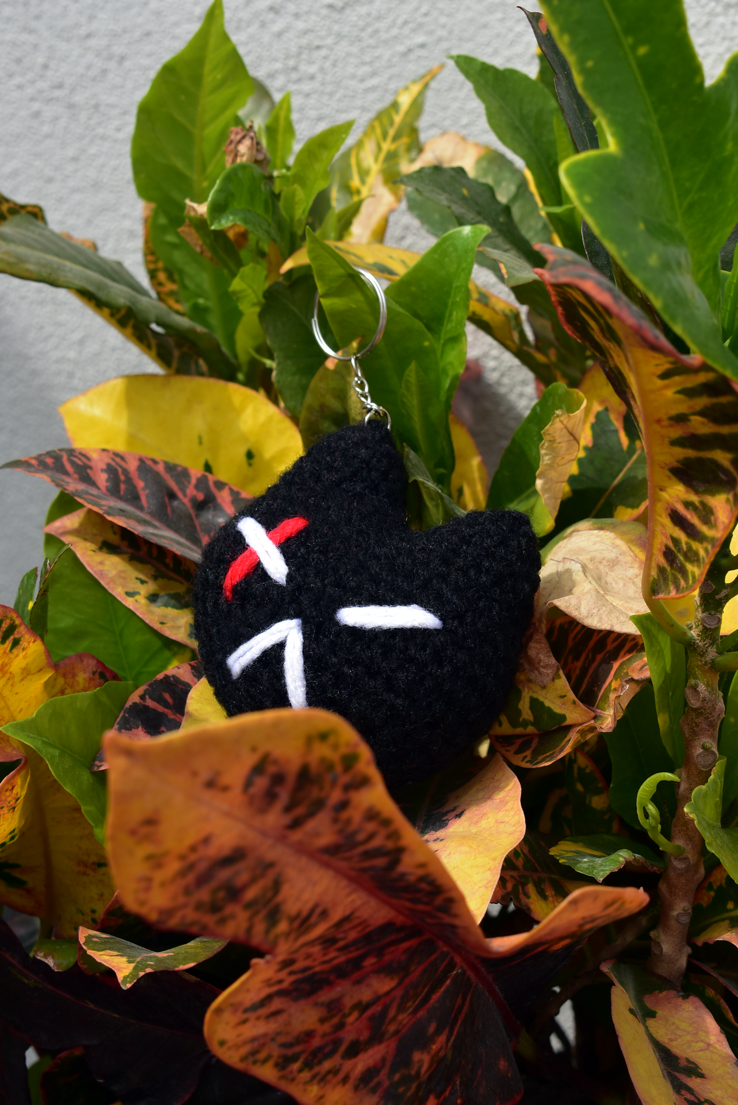YOONGI CAT CROCHET KEYCHAIN
