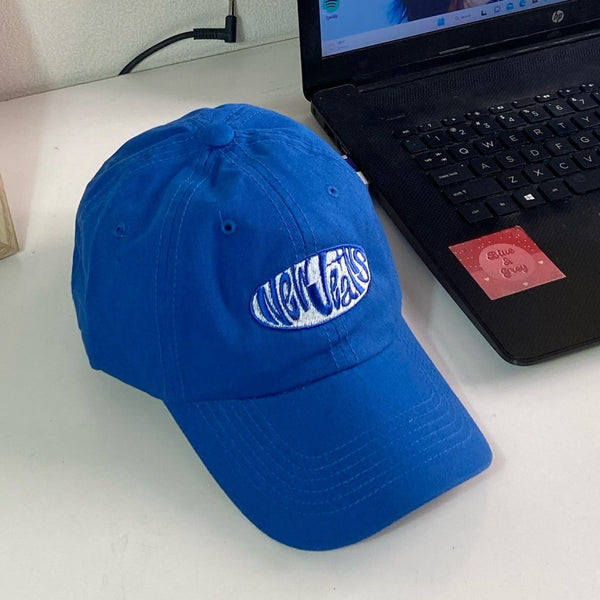 NEWJEANS BLUE CAP embroidered