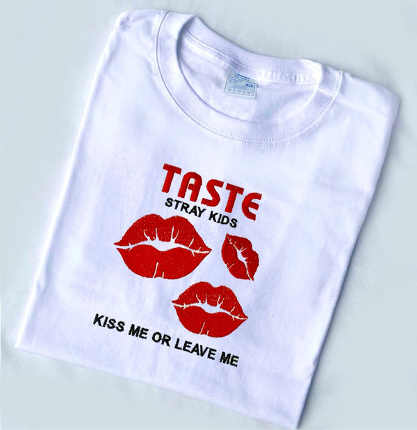 TASTE STRAY KIDS embroidered shirt