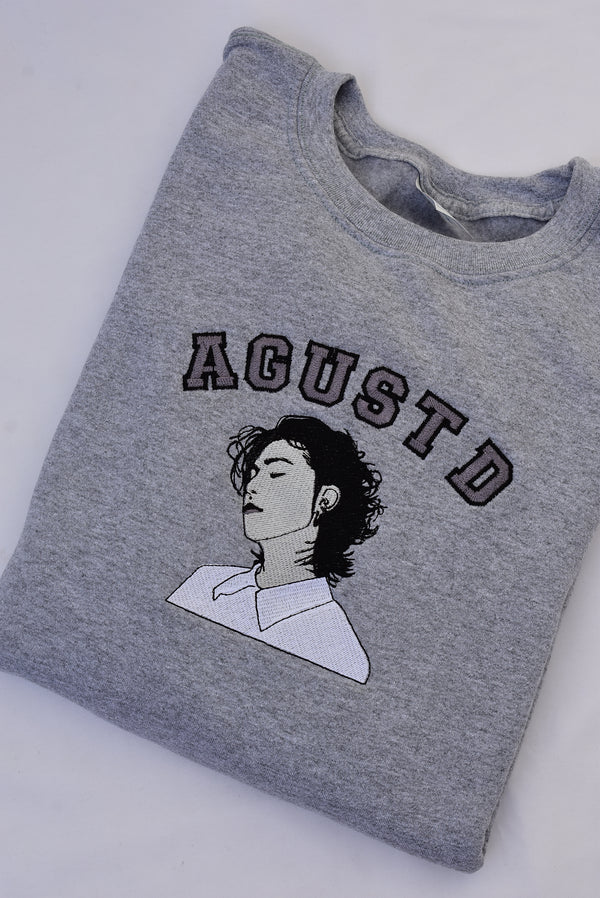 AGUST D embroidered Sweatshirt