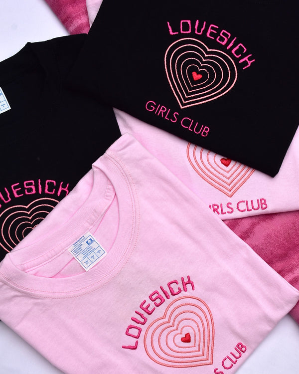 LOVESICK GIRL BLACKPINK embroidered shirt