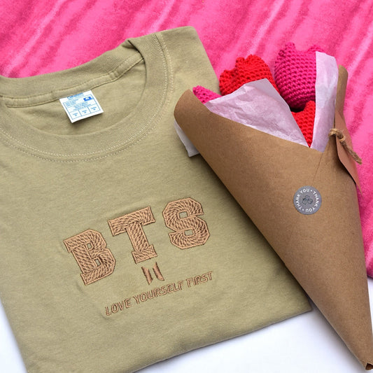 BTS GOLD embroidered shirt