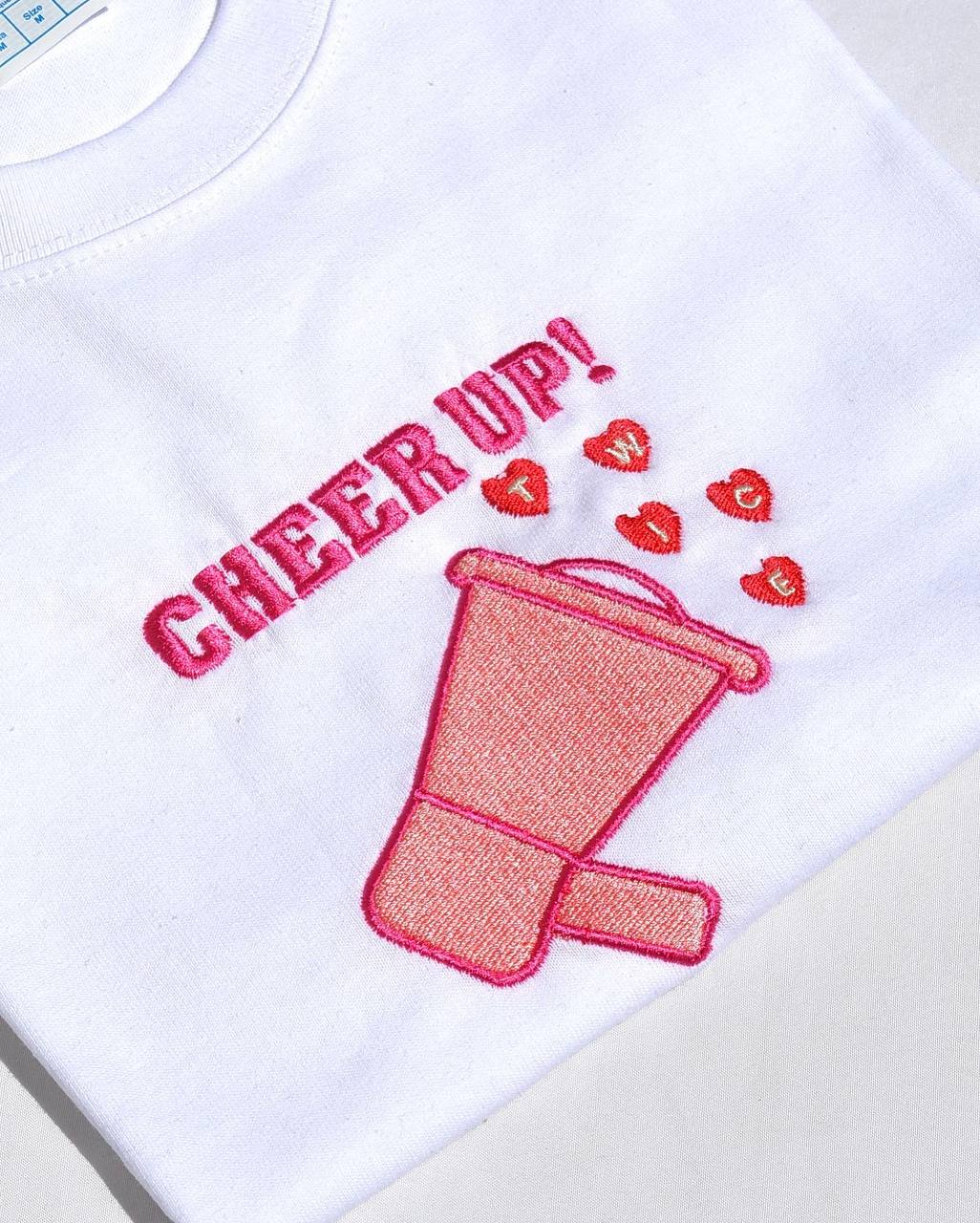 CHEER UP TWICE embroidered shirt