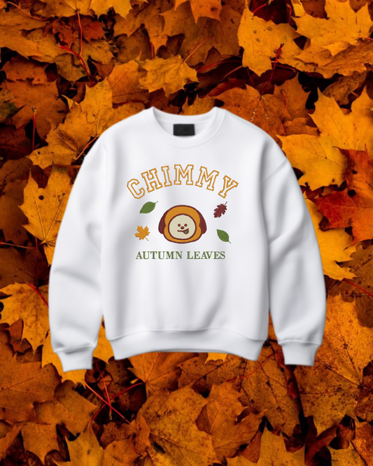 🍁 BT21 AUTUMN LEAVES – Embroidered Autumn Edition Sweatshirt crewneck hoodie