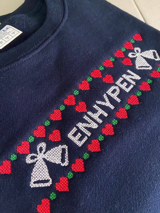 ENHYPEN CHRISTMAS EDITION EMBROIDERED SWEATSHIRT