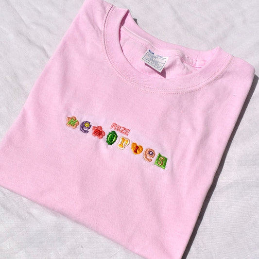 RIIZE MEMORIES EMBROIDERED PINK SHIRT