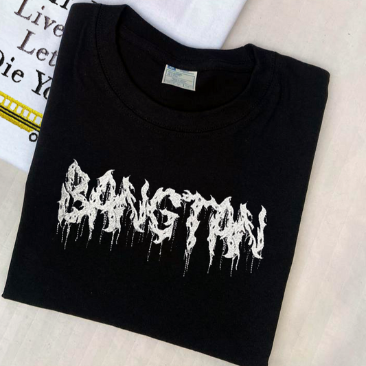 BANGTAN BTS DARKETTE EMBROIDERED SHIRT