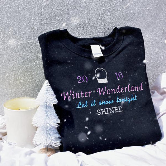 SHINee WINTER WONDERFUL EMBROIDERED SWEATSHIRT