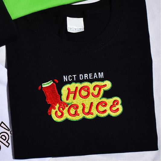 NCT DREAM HOT SAUCE embroidered shirt