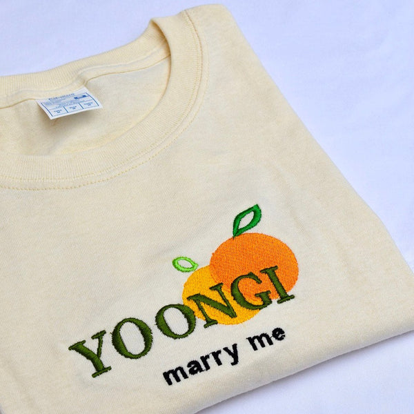 YOONGI MARRY ME BTS embroidered shirt (Suga)