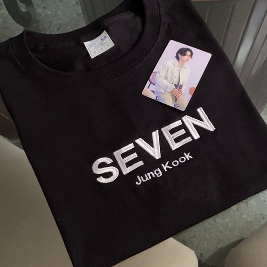 SEVEN JUNGKOOK EMBROIDERED SHIRT