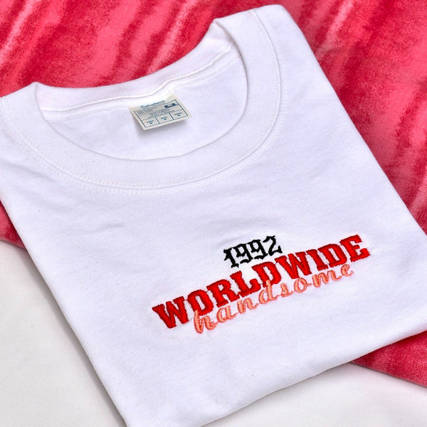 JIN WORLDWIDE HANDSOME embroidered shirt
