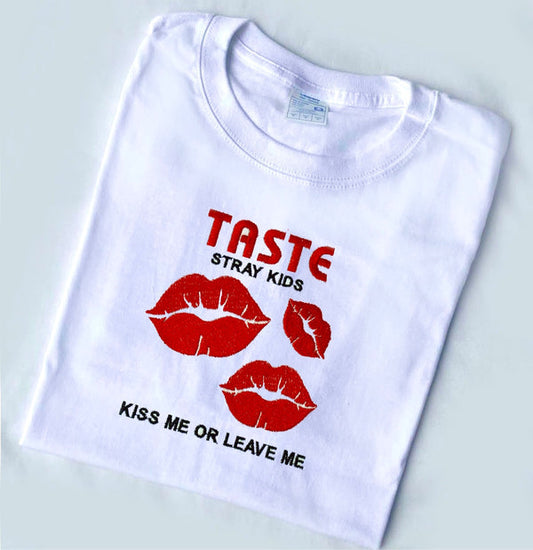 TASTE STRAY KIDS embroidered shirt