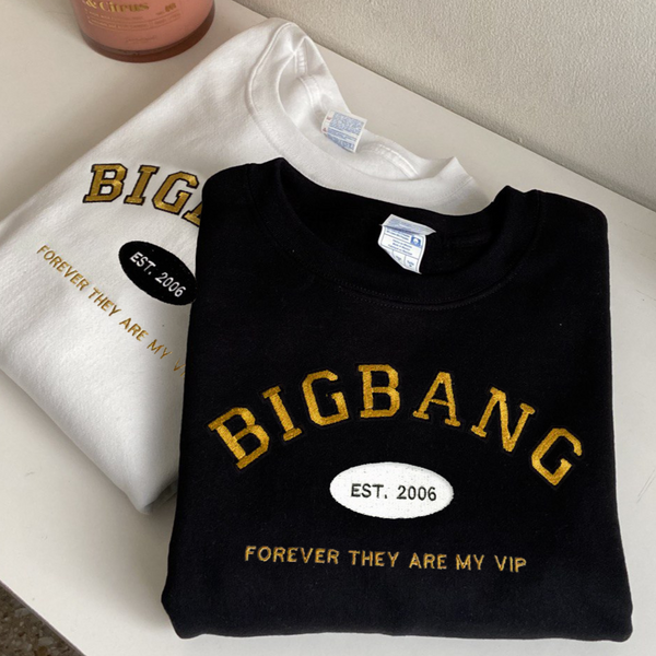 BIGBANG EMBROIDERED SWEATSHIRT