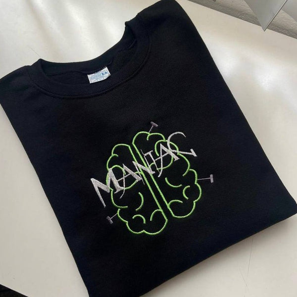 MANIAC STRAY KIDS embroidered sweatshirt / shirt