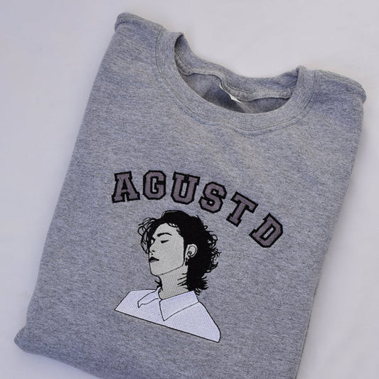 AGUST D embroidered Sweatshirt