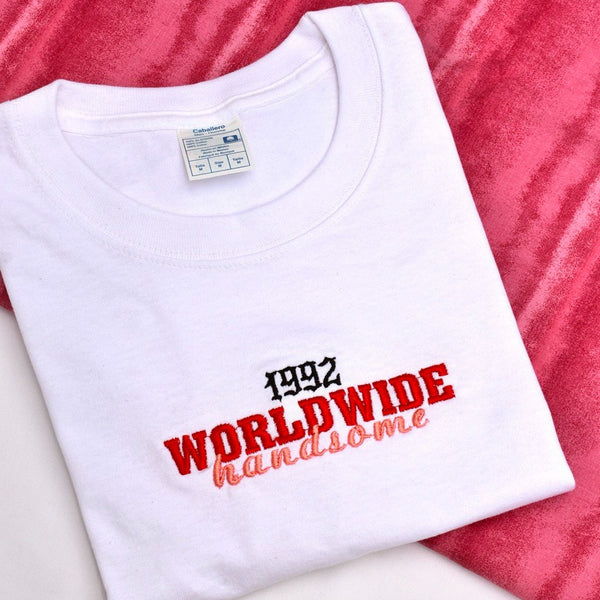 JIN WORLDWIDE HANDSOME embroidered shirt