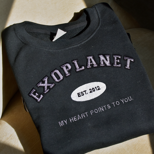 EXO embroidered Sweatshirt